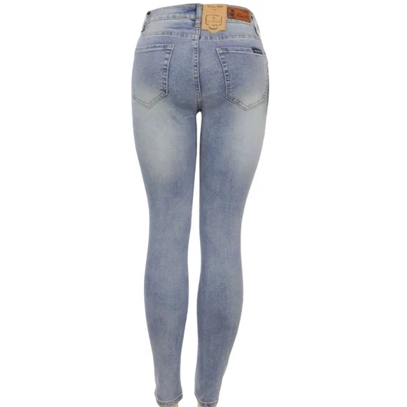 VinMe Distressed Women Jeans - Light Blue - Picture 2 of 3
